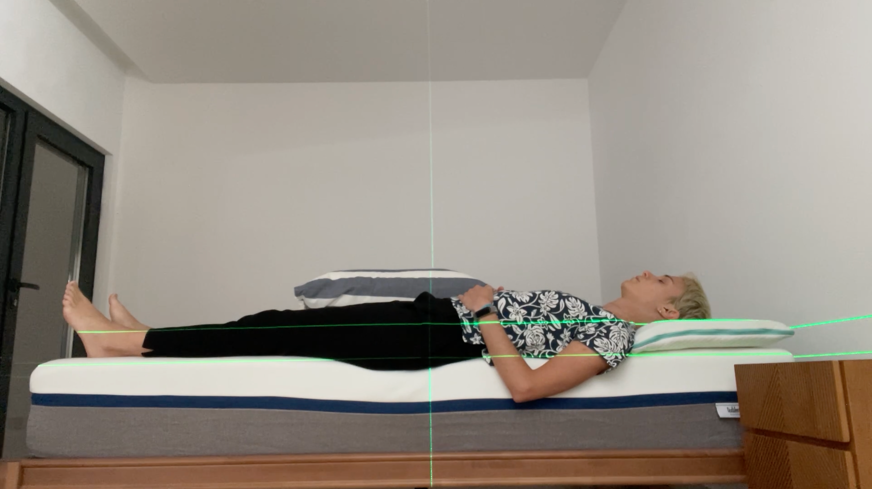 matelas tediber hybride dormir sur le dos